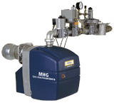MHG Gas-Geblsebrenner GE 1H  Gas-Geblsebrenner fr Kesselleistungen von 15 bis 65 kW